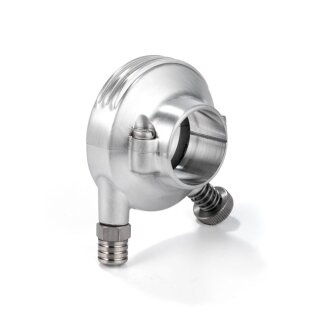 K-Tech 1â€ Deluxe throttle housing. Satin aluminum