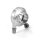 K-Tech 1â€ Deluxe throttle housing. Satin aluminum