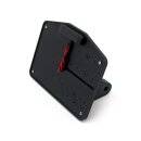 CPV Dyna shock mount license plate bracket kit EU. Black