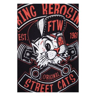 King Kerosin Street Cats T-shirt black
