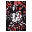 King Kerosin Street Cats T-shirt black