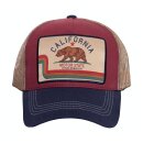 King Kerosin California trucker cap red/blue