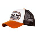 King Kerosin Chopper Shit trucker cap white/orange