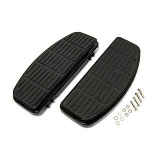 OEM Traditional Style Trittbretter eckig chrom für Harley FL 83-24