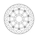 Moto-Master Halo series floating brake rotor