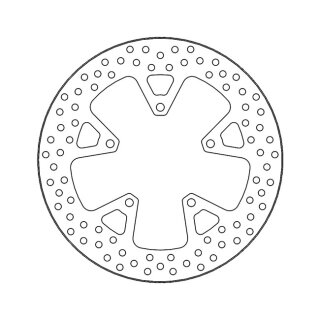 Moto-Master Halo series brake rotor