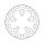 Moto-Master Halo series brake rotor