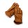 3 1/2 Lowlander Handschuhe cognac