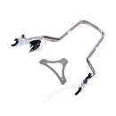 Sissy bar kit 12.50" 1-piece upright, chrome