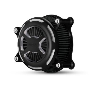 V&H, VO2 X air cleaner kit. Contrast Cut Matte Black