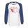 King Kerosin Arizona Wolves raglan longsleeve denim/offwhite