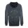 King Kerosin Motor Liquid zip hoodie oilwashed dark blue