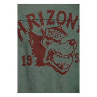 King Kerosin Arizona Wolves shirt olive