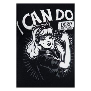 Queen Kerosin I Can Do It T-shirt black