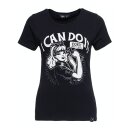 Queen Kerosin I Can Do It T-shirt black