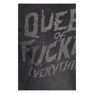 Queen Kerosin Queen Of F*cking Everything T-shirt black oil