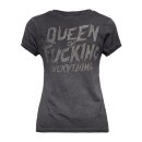 Queen Kerosin Queen Of F*cking Everything T-shirt black oil