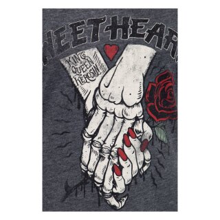 Queen Kerosin Sweet Hearts T-shirt black