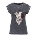 Queen Kerosin Sweet Hearts T-shirt black