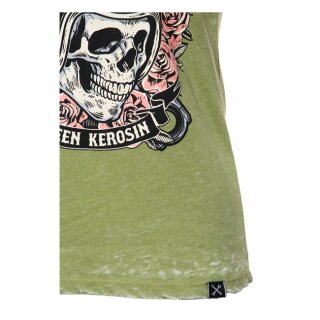 Queen Kerosin No Gas No Glory T-shirt olive