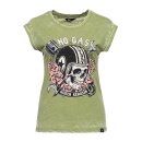 Queen Kerosin No Gas No Glory T-shirt olive