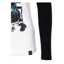 Queen Kerosin Build It Up raglan longsleeve white/black