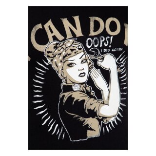 Queen Kerosin I Can Do It raglan longsleeve black/white