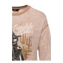 Queen Kerosin Trouble Maker sweatshirt midbrown