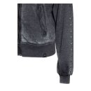 Queen Kerosin Wild Soul zip hoodie black