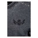 Queen Kerosin Wild Soul zip hoodie black