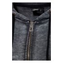 Queen Kerosin Wild Soul zip hoodie black