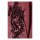 Queen Kerosin Rose Face zip hoodie burgundy