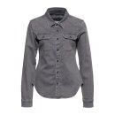 Queen Kerosin Jogg denim shirt grey stone wash