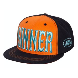 King Kerosin Sinner 3D cap orange/black