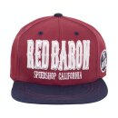King Kerosin Red Baron cap red/blue