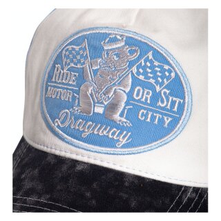 King Kerosin Ride Or Sit trucker cap blue/white/black