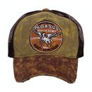King Kerosin Pegasus trucker cap green/brown