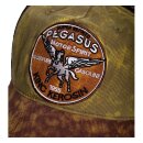 King Kerosin Pegasus trucker cap green/brown