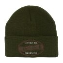 King Kerosin Motor Oil beanie olive
