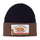 King Kerosin California beanie black/brown