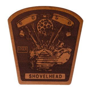 Loser Machine Shovel Leather patch
