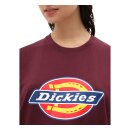 Dickies ladies Horseshoe T-shirt maroon