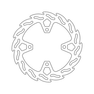 Moto-Master Flame series brake rotor