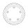 Moto-Master Halo series brake rotor