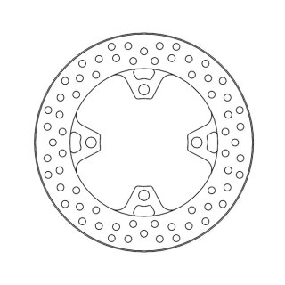 Moto-Master Halo series brake rotor