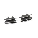 Head bolt bridge cover set. Finned black