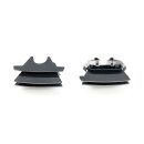 Head bolt bridge cover set. Finned black