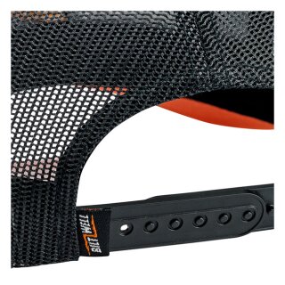 Biltwell Bolts 2 snapback cap black/white/orange