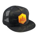 Biltwell Get Out snapback cap black camo