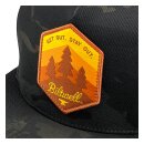 Biltwell Get Out snapback cap black camo